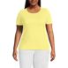 Women's Plus Size Cotton Rib T-shirt, Front