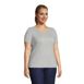 Women's Plus Size Cotton Rib T-shirt, alternative image