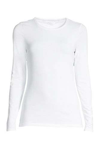 plus size long sleeve white t shirt