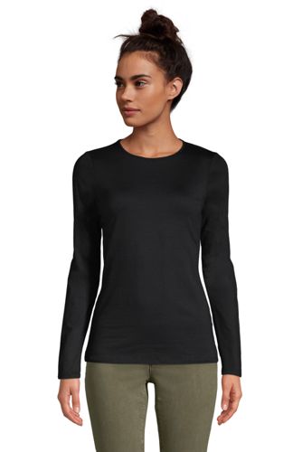 women's petite long sleeve t shirts