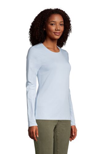 women's petite long sleeve t shirts