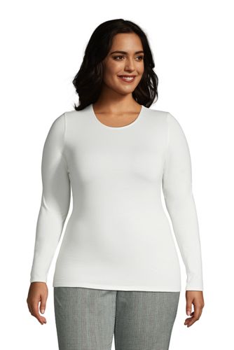 plus size white fitted shirt