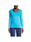 Le T-Shirt Stretch en Coton et Modal à Manches Longues, Femme Stature Standard image number 0
