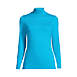 Women's Plus Size Lightweight Fitted Long Sleeve Turtleneck, Front