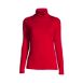 Women's Plus Size Lightweight Jersey Fitted Turtleneck, Front
