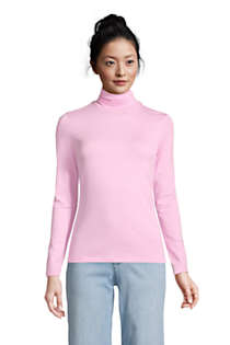 Women's Lightweight Fitted Long Sleeve Turtleneck, Front