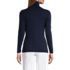 Women's Lightweight Jersey Skimming Long Sleeve Turtleneck, Back