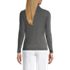 Women's Lightweight Jersey Skimming Long Sleeve Turtleneck, Back