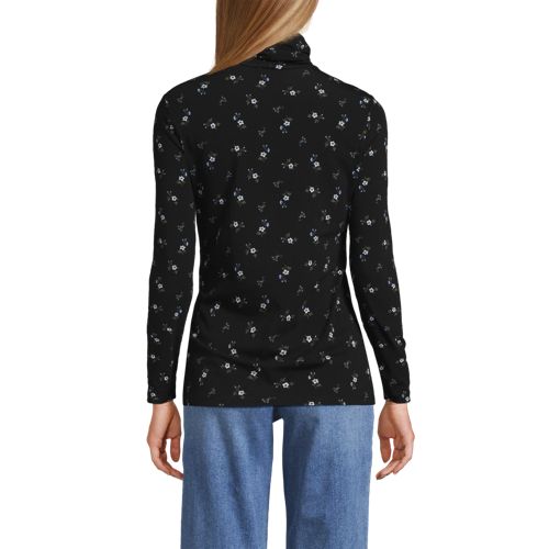 Black/Cobalt Tiny Floral