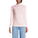 Women's Petite Lightweight Jersey Fitted Turtleneck, Front