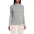 Lightweight Jersey Long Sleeve Turtleneck, Front