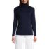 Women's Lightweight Jersey Skimming Long Sleeve Turtleneck, Front