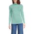 Women's Lightweight Jersey Skimming Long Sleeve Turtleneck, Front