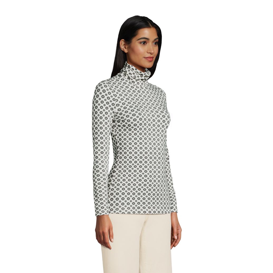 Lightweight Jersey Long Sleeve Turtleneck