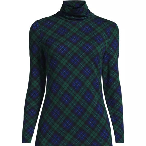 Lightweight Jersey Long Sleeve Turtleneck - primary