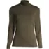 Plus Size Lightweight Jersey Long Sleeve Turtleneck, Front