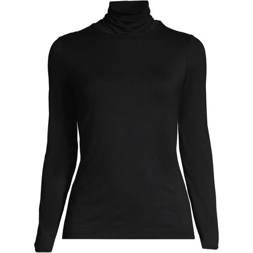 Ladies thin polo neck on sale tops