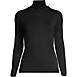 Women's Tall Lightweight Jersey Fitted Turtleneck, Front