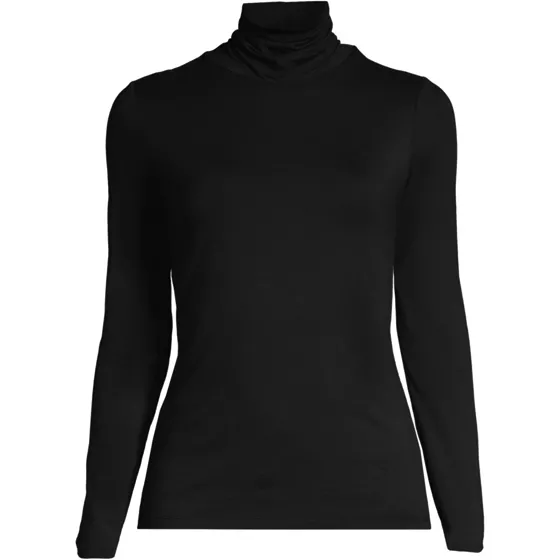 Lightweight Jersey Long Sleeve Turtleneck - primary