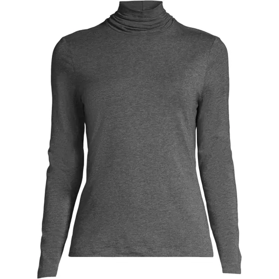 Lightweight Jersey Long Sleeve Turtleneck - primary