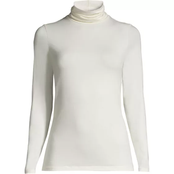 Lightweight Jersey Long Sleeve Turtleneck - primary