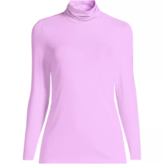 Lightweight Jersey Long Sleeve Turtleneck - primary