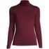 Plus Size Lightweight Jersey Long Sleeve Turtleneck, Front