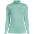 Women's Lightweight Jersey Skimming Long Sleeve Turtleneck, Front