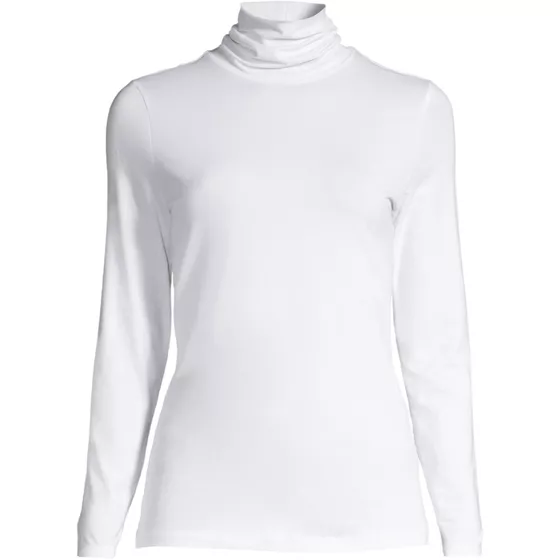 Lightweight Jersey Long Sleeve Turtleneck - primary