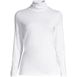 Women's Petite Lightweight Jersey Fitted Turtleneck, Front