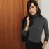 Women's Lightweight Jersey Skimming Long Sleeve Turtleneck, alternative image