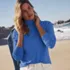 Lightweight Jersey Long Sleeve Turtleneck, alternative image