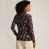 Women's Petite Lightweight Jersey Skimming Long Sleeve Turtleneck, Back