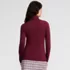 Lightweight Jersey Long Sleeve Turtleneck, Back