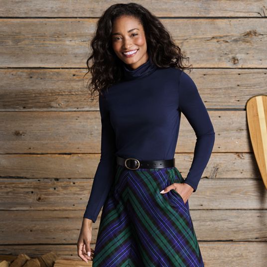 Cotton Modal Long Sleeve Tops & Tees | Lands' End