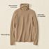 Plus Size Lightweight Jersey Long Sleeve Turtleneck, alternative image