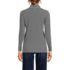 Women's Relaxed Cotton Long Sleeve Mock Turtleneck, Back