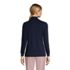 Women's Petite Relaxed Cotton Long Sleeve Mock Turtleneck, Back