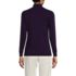 Women's Relaxed Cotton Long Sleeve Mock Turtleneck, Back