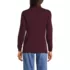 Women's Relaxed Cotton Long Sleeve Mock Turtleneck, Back