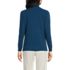 Women's Relaxed Cotton Long Sleeve Mock Turtleneck, Back