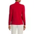 Women's Relaxed Cotton Long Sleeve Mock Turtleneck, Back