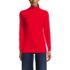 Women's Petite Relaxed Cotton Long Sleeve Mock Turtleneck, Front