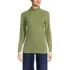Women's Petite Relaxed Cotton Long Sleeve Mock Turtleneck, Front