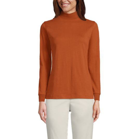 Lands end women's mock turtleneck hotsell