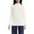 Women's Relaxed Cotton Long Sleeve Mock Turtleneck, Front