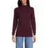 Women's Relaxed Cotton Long Sleeve Mock Turtleneck, Front