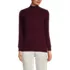 Women's Relaxed Cotton Long Sleeve Mock Turtleneck, Front