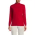 Women's Relaxed Cotton Long Sleeve Mock Turtleneck, Front