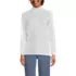 Women's Relaxed Cotton Long Sleeve Mock Turtleneck, Front